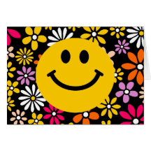 Gelber Smiley Karten