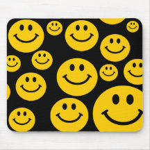 Gelbes Smiley mousepad