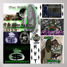GELD-HUNGRIGES HNO. GESCHENK-… MAC-NASHORN POSTER