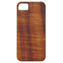 Gelocktes hawaiisches Koa Holz Etui Fürs iPhone 5