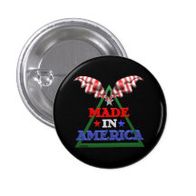 Gemacht in Amerika Anstecknadelbutton