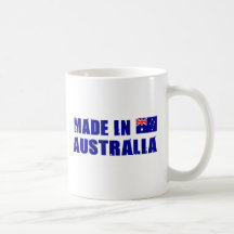 Gemacht in Australien Kaffee Haferl