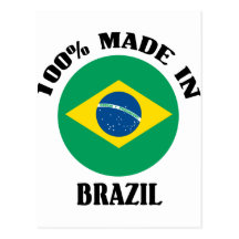 Gemacht in Brasilien Postkarte