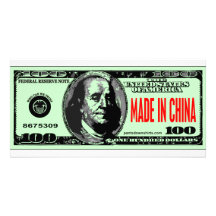 GEMACHT IN DER CHINA FOTO KARTE