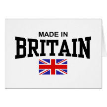 Gemacht in Großbritannien Grußkarten