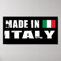 Gemacht in Italien Plakatdrucke