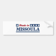 Gemacht in Missoula Autosticker