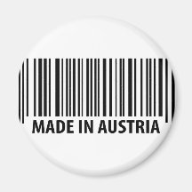 gemacht in Österreich-Ikone Kühlschrankmagnet