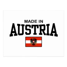 Gemacht in Österreich Postkarte