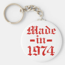 Gemachte im Jahre 1974 Entwürfe Schlüsselbänder