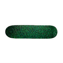 Gemalte grüne Edelsteine Individuelle Skateboarddecks