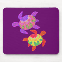 Gemalte Schildkröten Mousepad