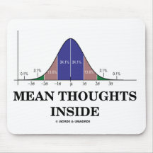 Gemeines Gedanken-Innere (Statistik-Spaß) Mousepad