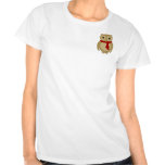 Gemütliches Eulen-T-Stück Shirts