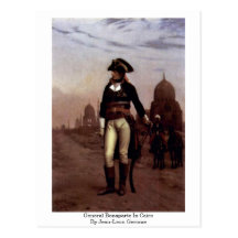 General Bonaparte In Kairo durch Jean-Leon Gerome Postkarte