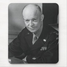 General Dwight Eisenhower -- WWII Mousepad