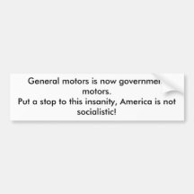 General motors ist jetzt Regierungsmotoren. Setzen Auto Aufkleber