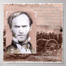 General Sherman on the Offensive Poster