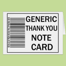 Generisch danke Anmerkungs-Karteregular-Art karten
