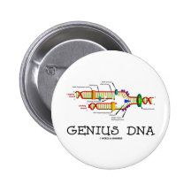 Genie DNA (DNA-Reproduktions-Spaß) Anstecknadelbuttons