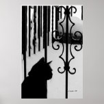 Genießen eines Schnee-Tages Poster