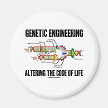 Gentechnikden Code des Lebens ändernd Magnets