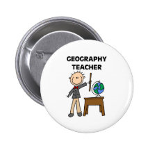 Geografie-Lehrer Anstecknadel