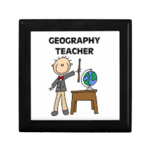 Geografie-Lehrer Modeschmuckschachtel