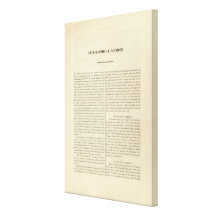 Geographische Abhandlung Gespannter Galerie Druck