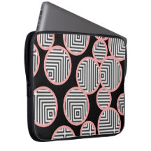 geometrische optische Kreise Laptop Computer Schutzhüllen