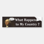 George Washington, der in sein Grab spinnt Auto Aufkleber