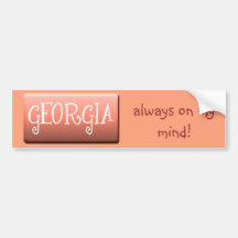 Georgia-Autoaufkleber