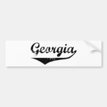Georgia Autoaufkleber