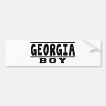 Georgia Boy Designs Bumper Sticker