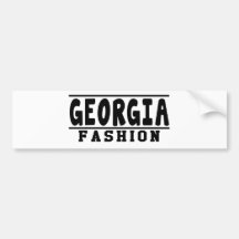 Georgia Fashion Designs Bumper Sticker