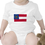 Georgia-Flagge Strampelanzüge