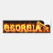 Georgia hottie autosticker