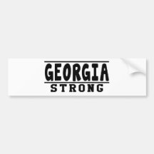 Georgia Strong Designs Bumper Sticker