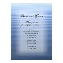 Geplätscherte Wasser-Hochzeits-Proben-Abendessen-E