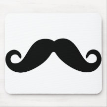 gerade ein Schnurrbart mousepad