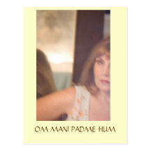 gerade eine Unschärfe, SUMMEN OMs MANI PADME Postkarten