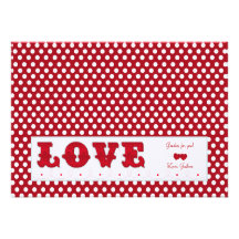 Gerade Liebe-Taschen-Deckel Einladungskarte