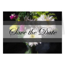 Gerbera-Gänseblümchen 14 Save the Date Wedding Grußkarten