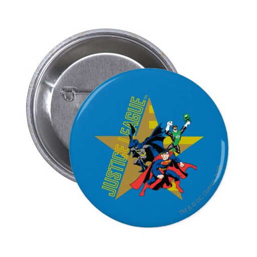 Gerechtigkeits-Liga-Stern-Helder Anstecknadelbuttons