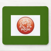 Gerecycelte-Rot Mauspad