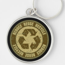 Gerecycelter Grunge Schlüsselbänder