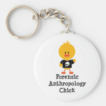 Gerichtliches Anthropologie-Küken Keychain Schlüsselbänder