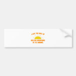 Geruch der nuklearen Technik am Morgen Auto Sticker