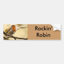 Gesang Robin Autosticker