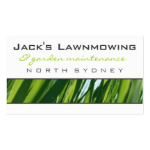 Geschäftskarten > lawnmowing [Limon: Holzkohle] Visitenkarten